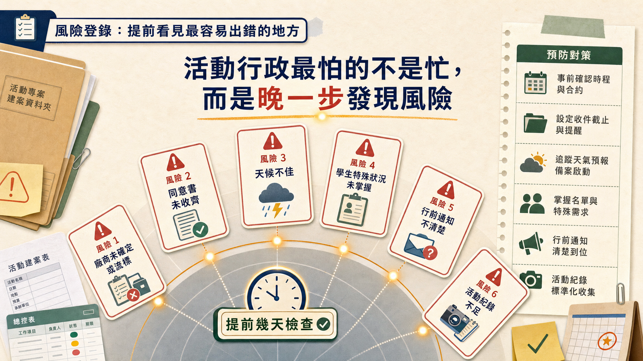 活動型專案管理 GAS｜把學校活動行政流程變成可追蹤工作流 - slide 13