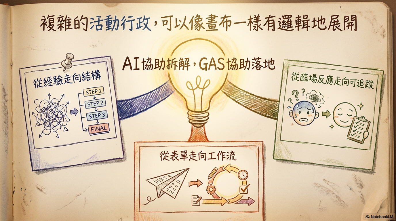 2026-06-18 活動型專案管理 GAS 彭智標主任 Hand Drawn NBLM - slide 2